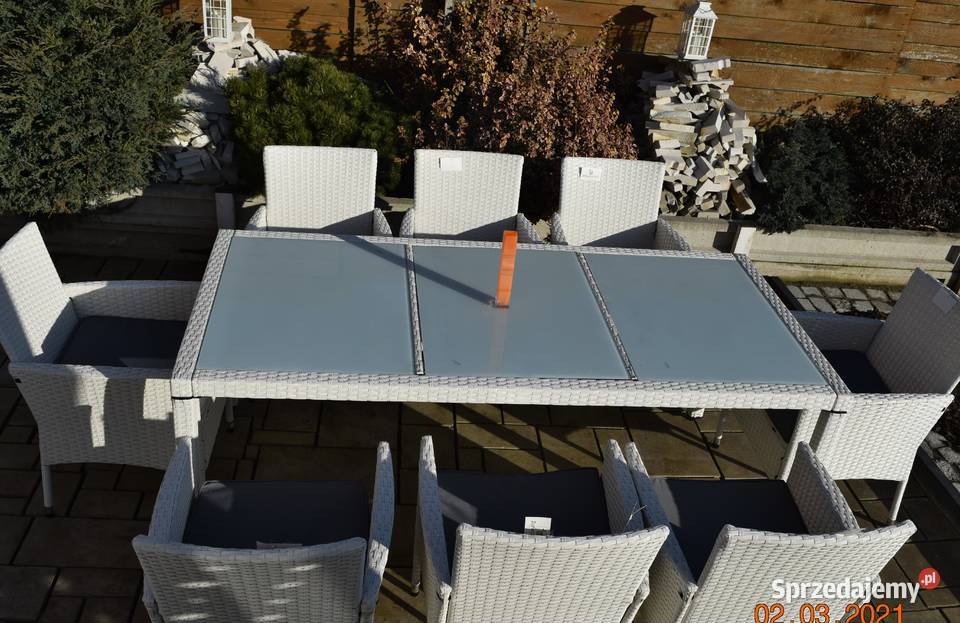 Meble ogrodowe zestaw technorattan 18 rattan