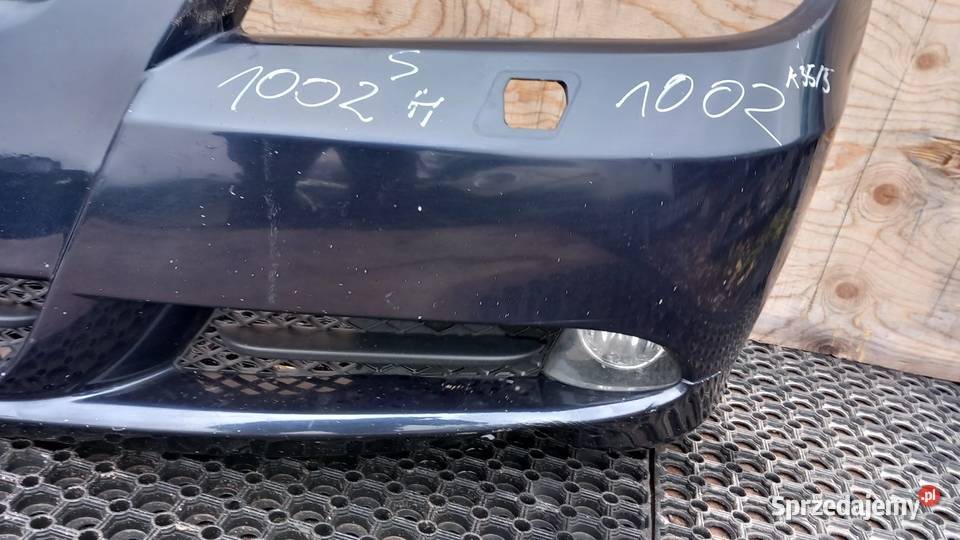 BMW E90 E91 ZDERZAK PRZÓD A355 HALOGEN SPRYSK