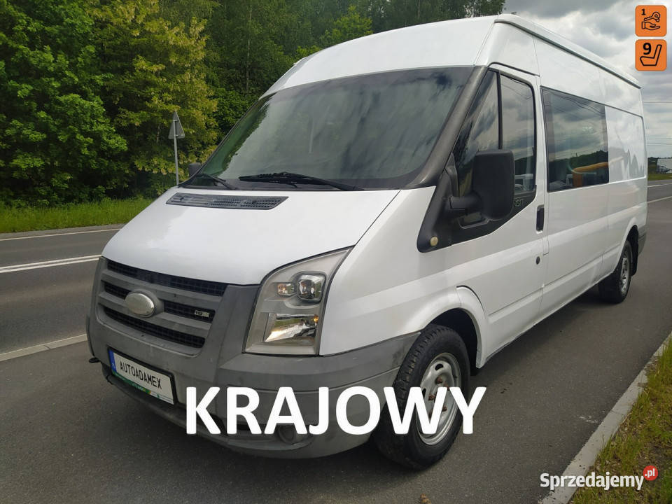 Ford Transit 9OSÓB krajowy FV23 biały Chełm Śląski