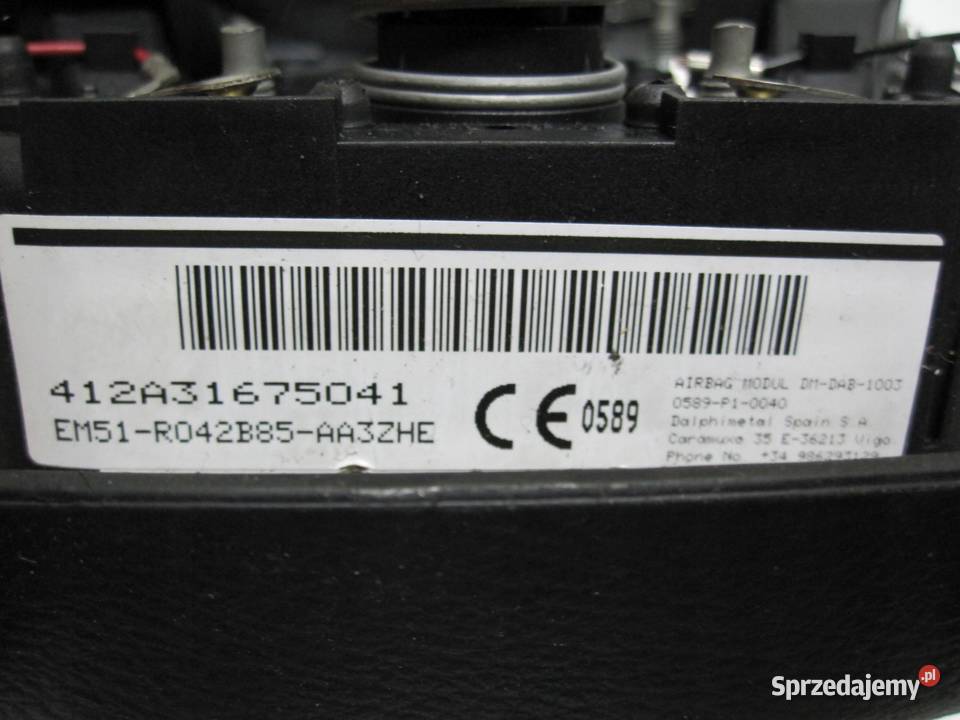 FORD C MK2 II 11r AIRBAG poduszka kierowcy