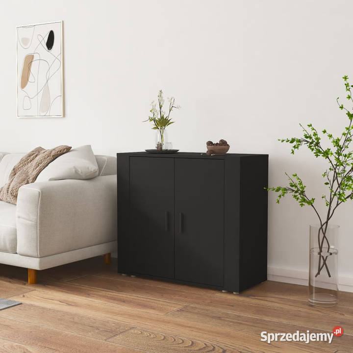 Szafka czarna 80x33x70 materiał drewnopochodny mazowieckie