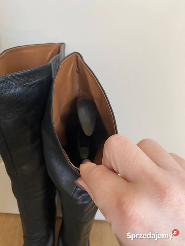 Kozaki do kolana wciągane na szpilce ZARA 42 Zara Kozaki Białystok