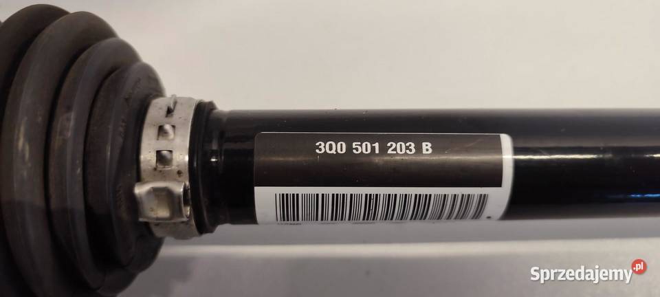 VW TIGUAN II PÓŁOŚ LEWY TYŁ 4X4 3Q0501203B osobowe