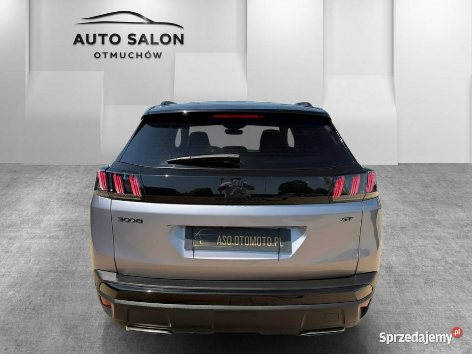 Peugeot 3008 GT panorama skóra masaze ACC kamery regulowane zawieszenie Otmuchów