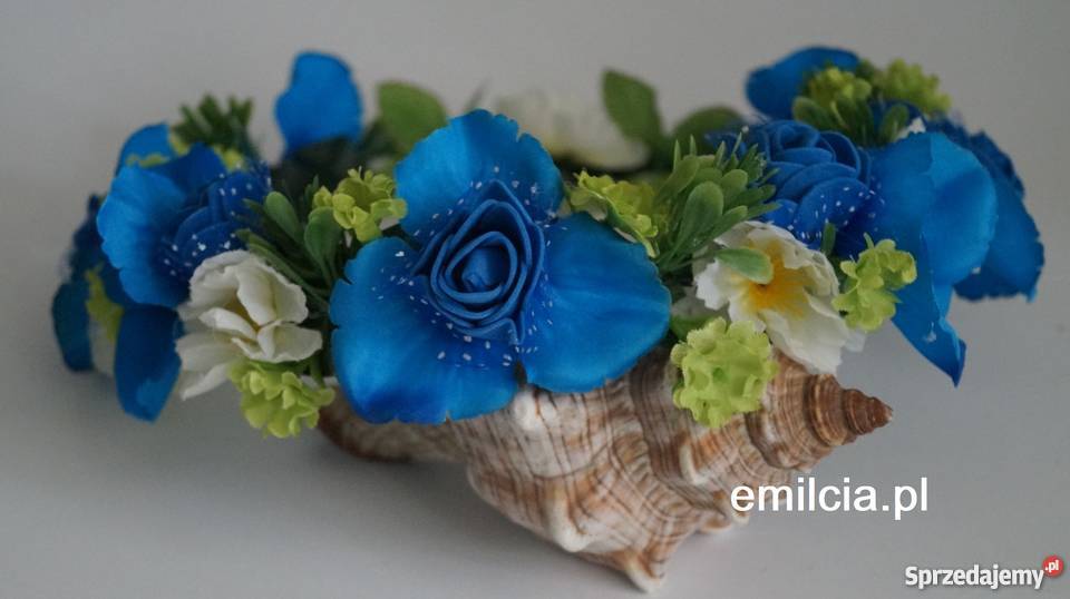 Wianek Chabrowy Ozdoba do włosów Ślub Sesja