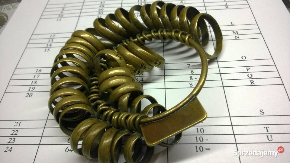 przyrząd jubilera pomiar palca Warszawa