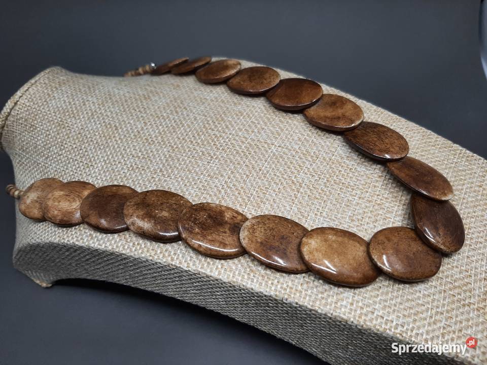 Naszyjnik w odcieniach brązu lubelskie Lublin