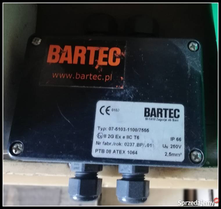 Bartec typ 07510311007555 Ex II 2G Ex e IIC T6 sprzedam