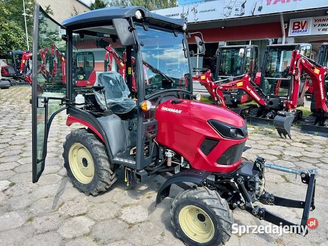 Ciągnik YANMAR SA424 26 4x4 DEMO Kabina TUZ Pług Łódź