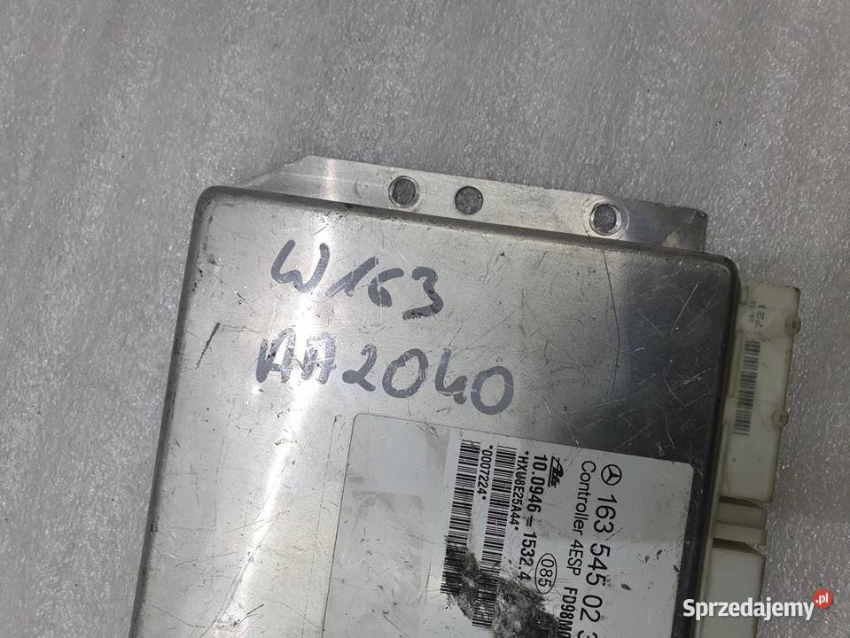 CZUJNIK MODUŁ ESP MERCEDES ML W163 1635450232K osobowe Motoryzacja