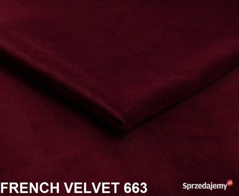 French velvet tkanina obiciowa meblowa Bytom sprzedam