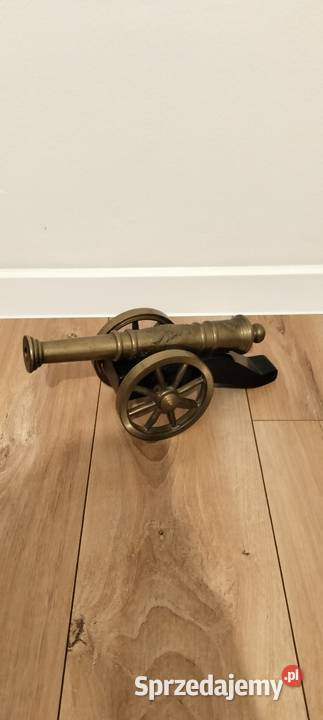 Mosiężna stara armata Pozostałe Jasło