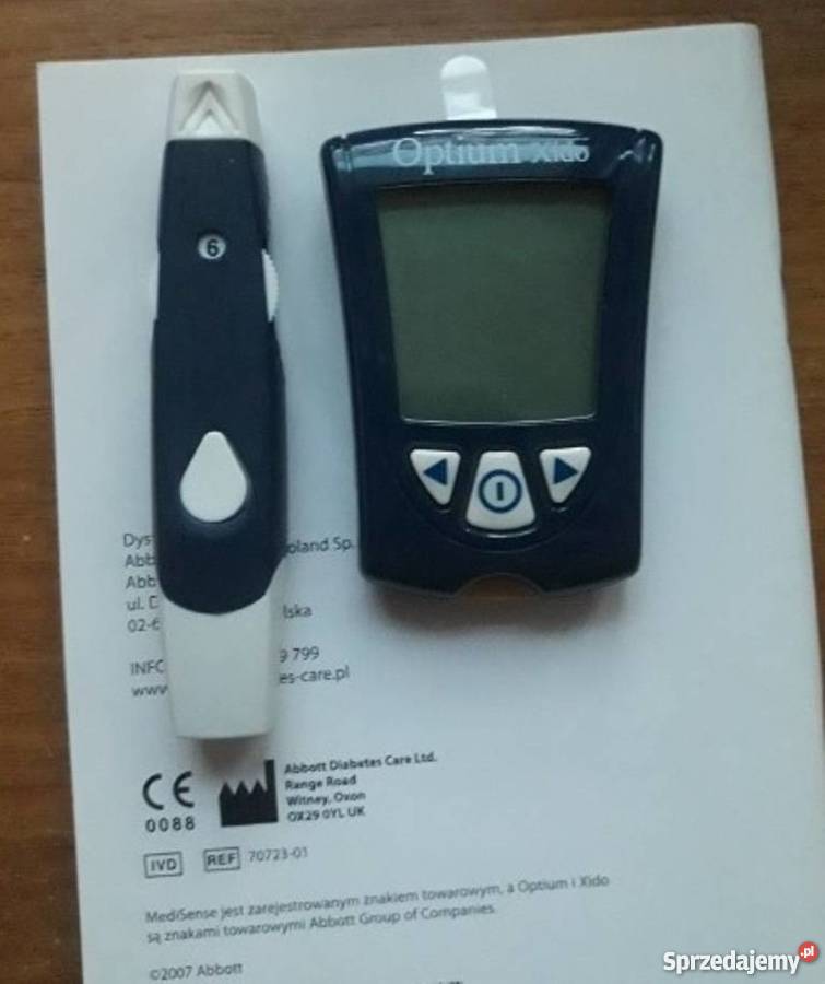 Glukometr pen insulinowy Optium Xido Olsztyn sprzedam