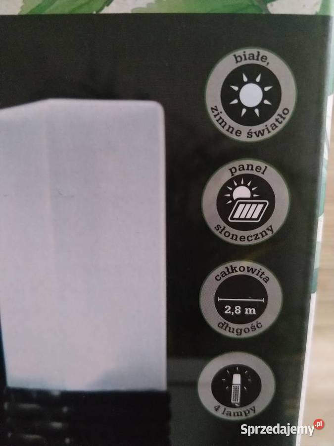 NAJTANIEJ Lampki Solarne Ratanowe Lampy Rattan 4 Oświetlenie Ogród Zabrze