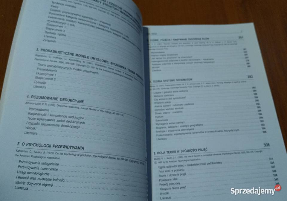 Psychologia poznawcza w trzech ostatnich miękka
