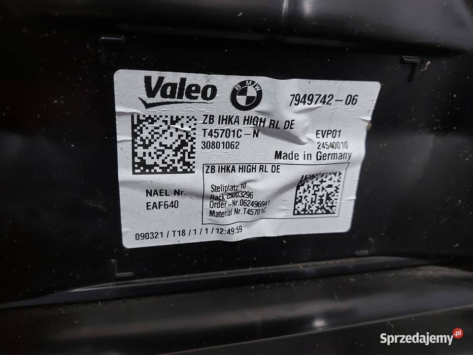 BMW G23 G22 M440i Cabrio Nagrzewnica RHD UK