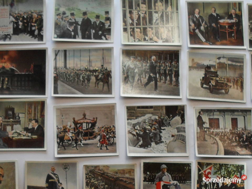 Niemieckie karty tytoniowe papierosowe 38 sztuk Wrocław