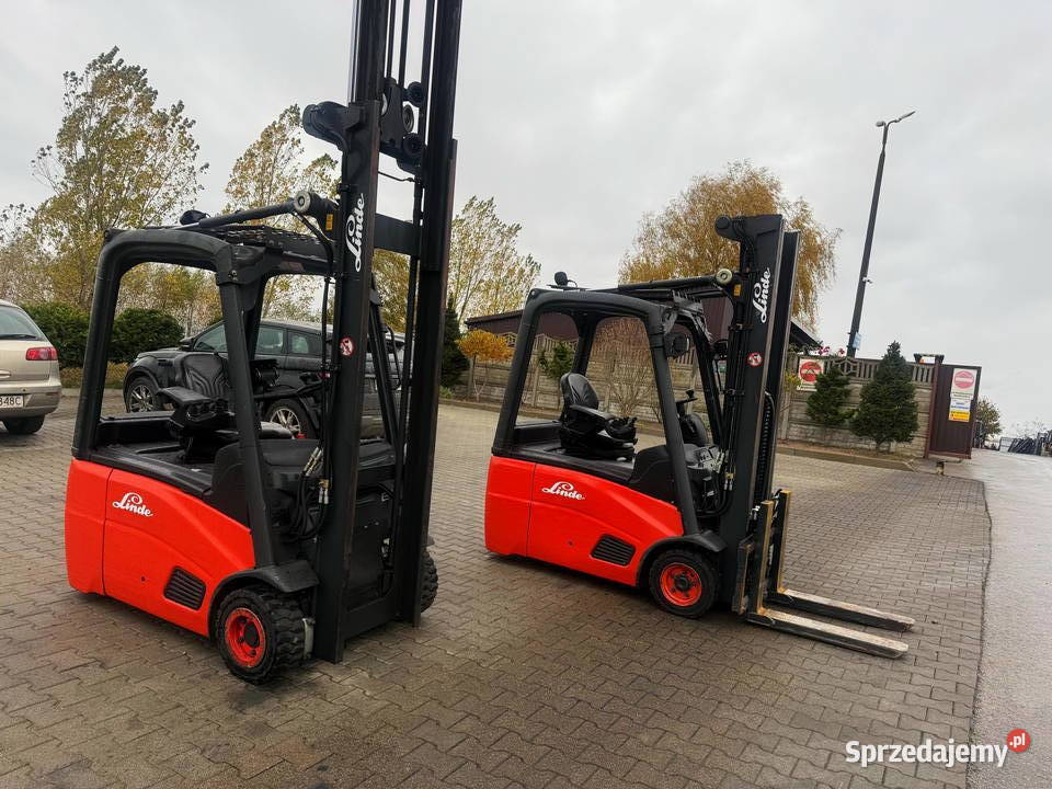 wózek widłowy elektryczny LINDE E16 Triplex 54m sprzedam