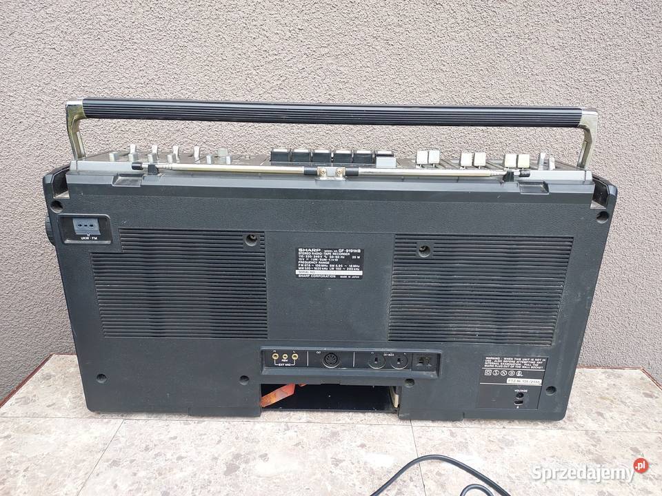 Stary radiomagnetofon boombox Sharp GF9191 HB Antyki, Sztuka, Kolekcje pomorskie