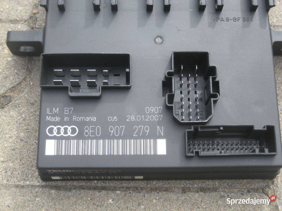 audi a4 b7 moduł sterownik świateł 8e0907279n osobowe Rakoniewice sprzedam