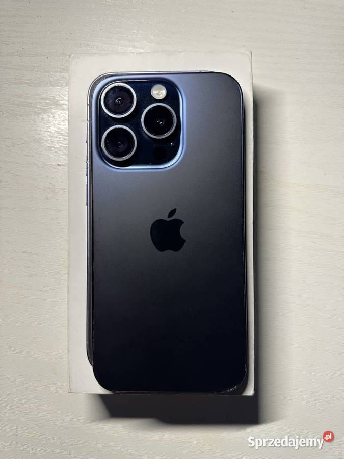 iPhone 15 Pro 128GB Blue Titanium 89 kondycji podkarpackie Nowa Sarzyna
