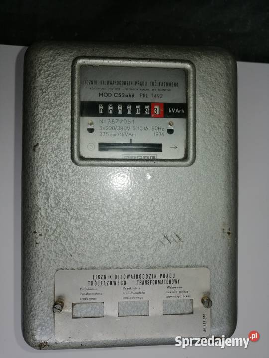 licznik energii elektrycznej trójfazowy PAFAL Pozostałe Zgierz