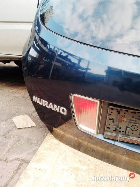 KLAPA POKRYWA BAGAŻNIKA SZYBA BW9 NISSAN MURANO Sosnowiec