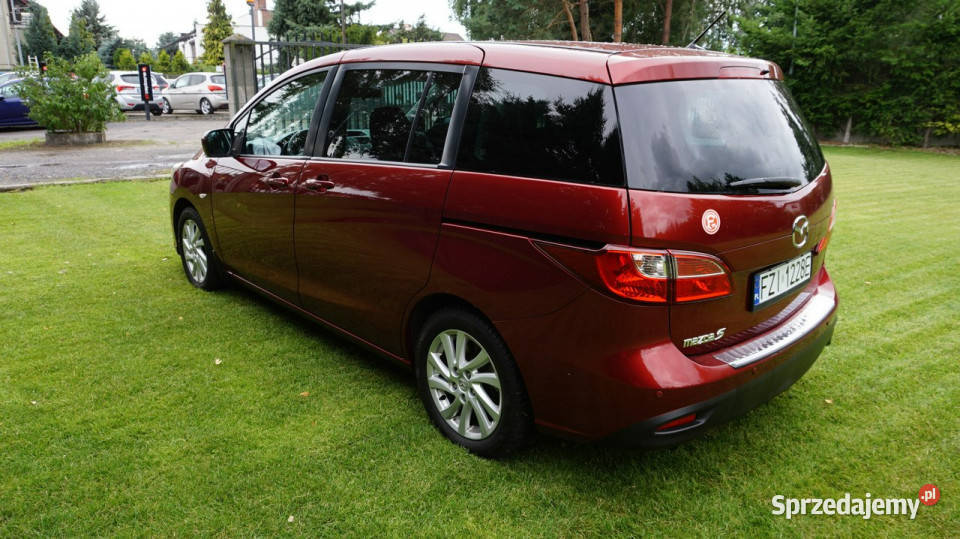 Mazda 5 Super stan Gwarancja II 2010 lubuskie Zielona Góra