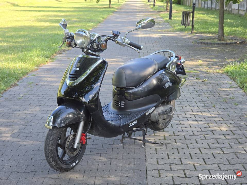 SYM Allo 50 ccm 4t retro style szeroka benzyna wielkopolskie sprzedam