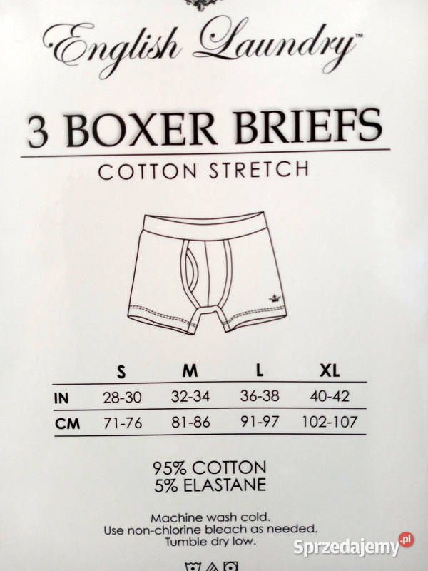 Bokserki Męskie 3 PACK 95 Bawełna rM Pas 68 do sprzedam