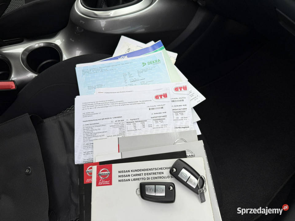 Nissan Juke 15r 12 DIG na łańcuchu kamery 360 aluminiowe felgi Juke Konradów sprzedam