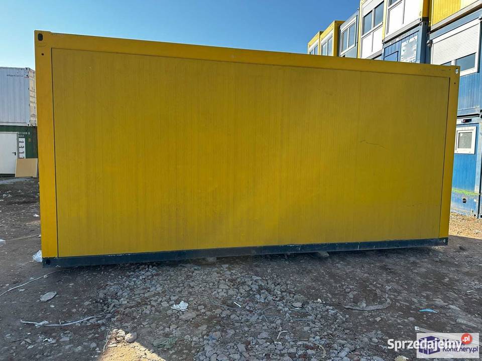 KONTENER BIUROWY SZATNIA ZAPLECZE BUDOWY Biuro Wrocław