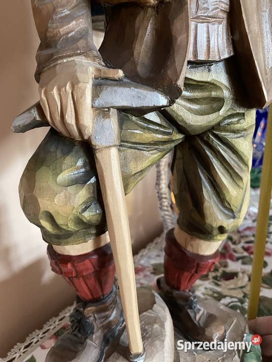 Rzezba w lipie reczna robota alpinista Jelenia Góra sprzedam