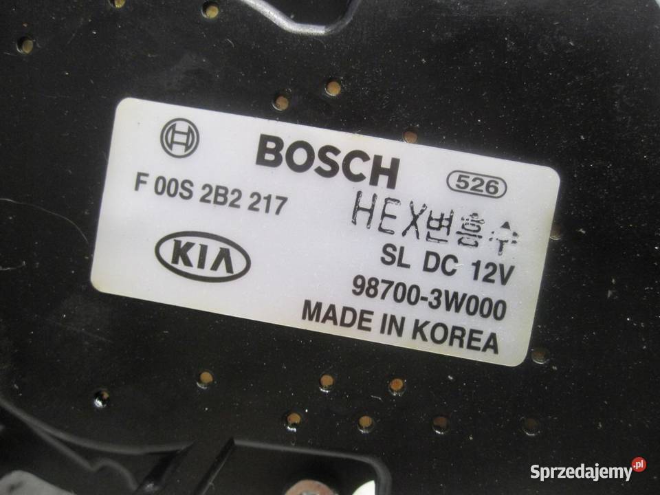KIA SPORTAGE III 12r silniczek wycieraczki tył osobowe sprzedam