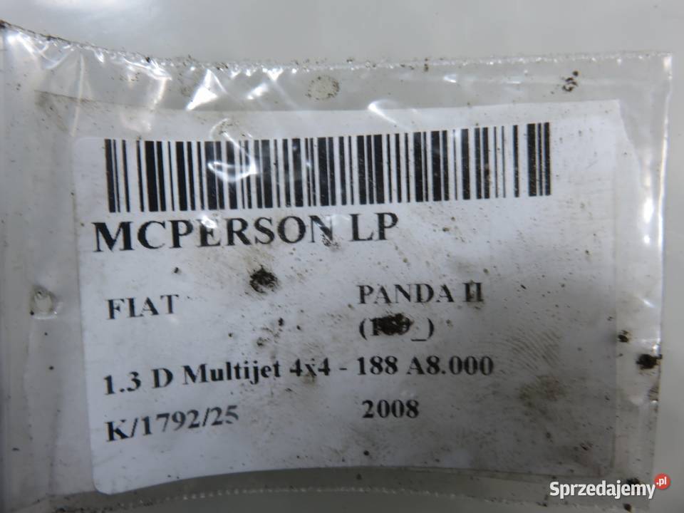 MCPERSON LEWY PRZEDNI FIAT PANDA II 13 D