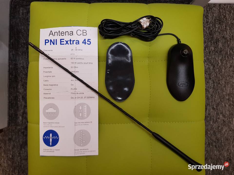 PNI 45 antena magnesowa do CB radia Piotrków Trybunalski sprzedam