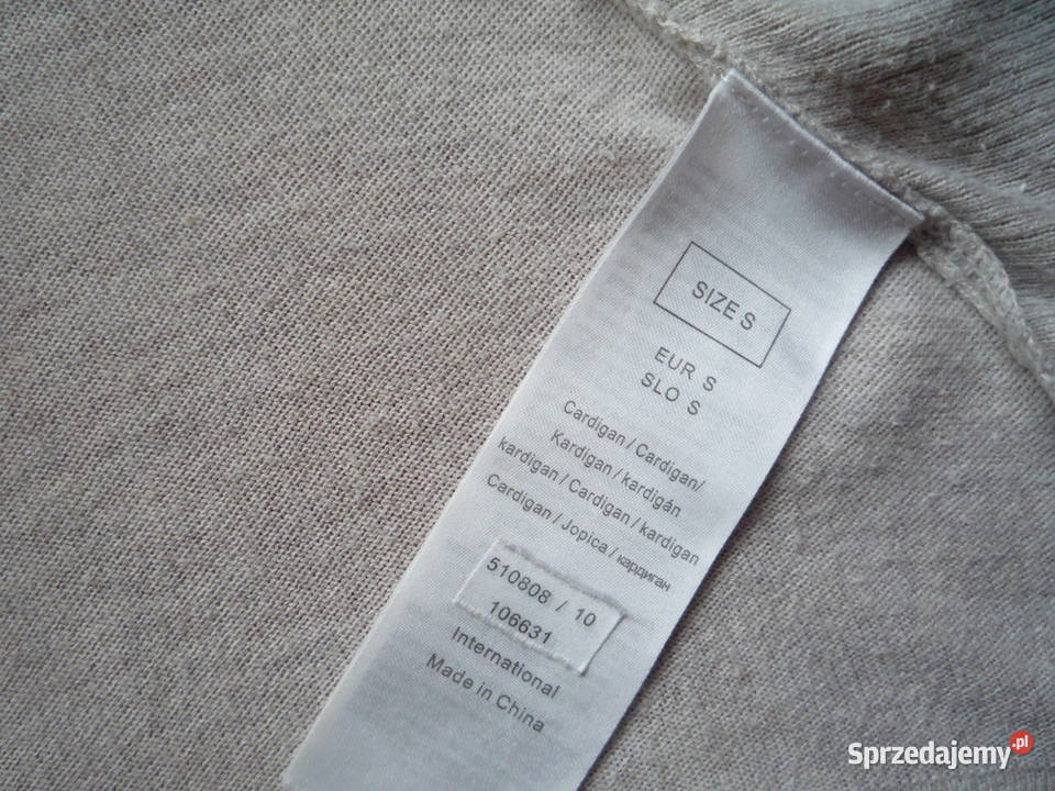 ORSAY 36S Sweter Kardigan beżowy luźny Nowy Szczecin