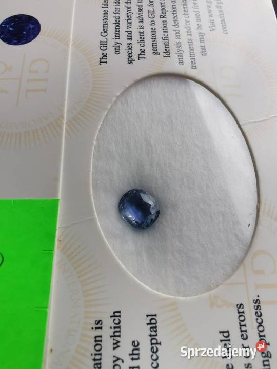 Szafir Naturalny Niebieski 146 ct Certyfikat GIL Biżuteria - półprodukty