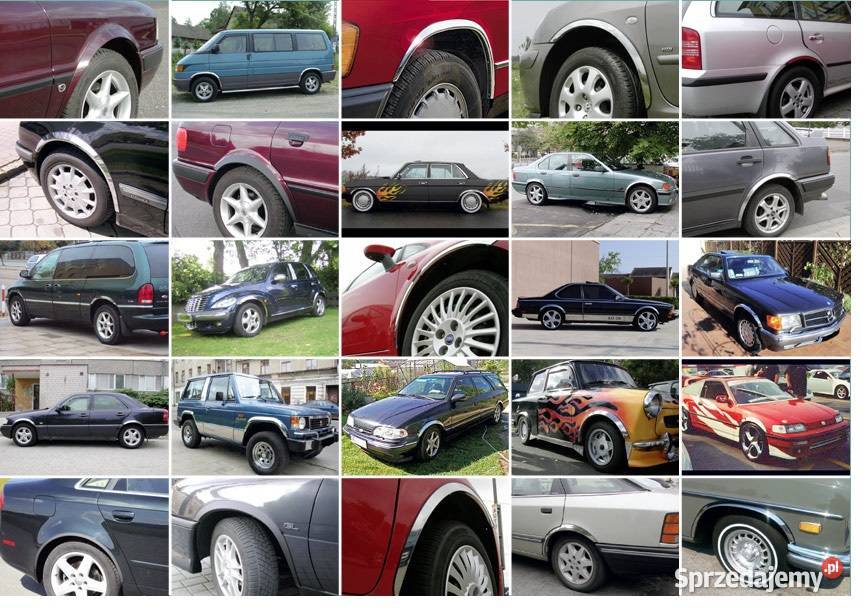 Skoda Octavia nakładki na błotnik czarny mat 4