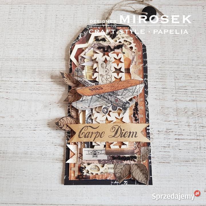 Zakładka do książki z samolotem tag samolot