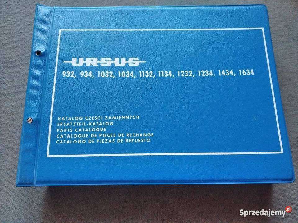 Katalog do Ursus 1134 1232 1234 1434 1634 Rok wydania 1989 Lublin