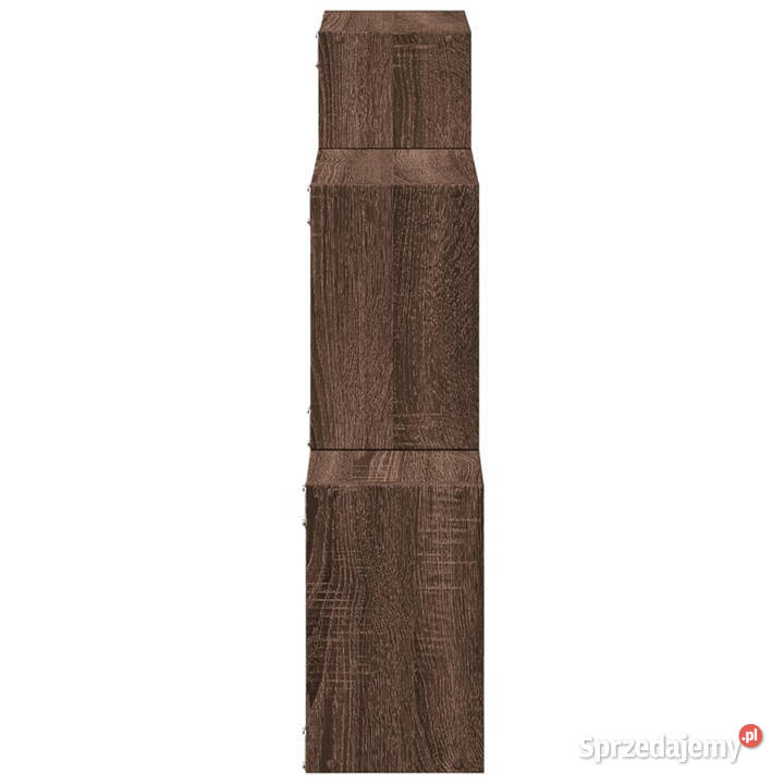 Półka ścienna 78x18x71 brązowy dąb WM854811