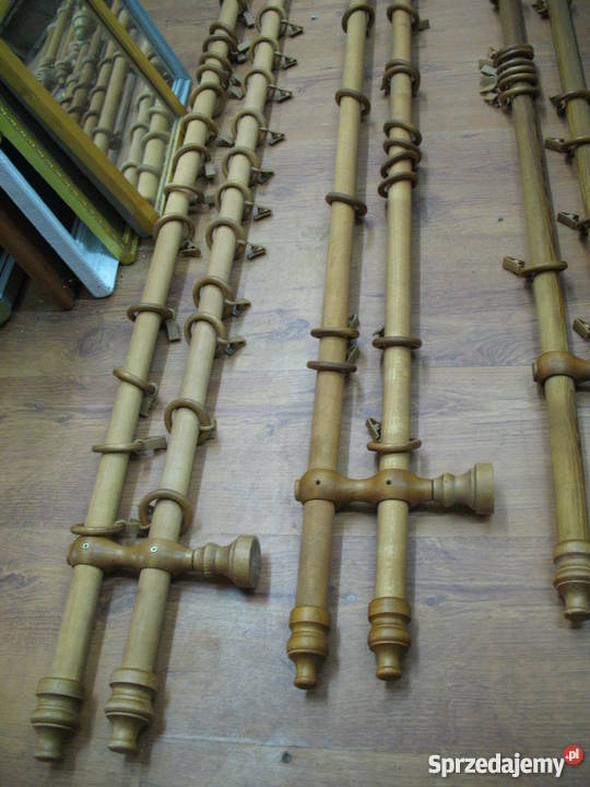 karnisz drewniany podwójny 150 Żory