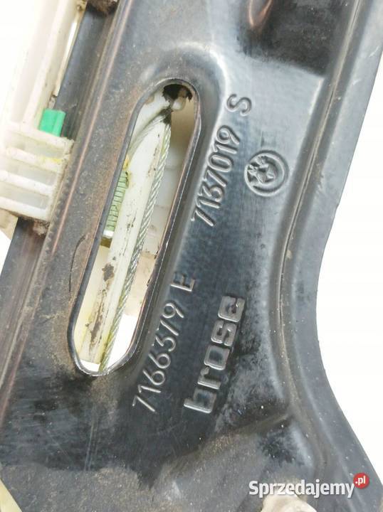 MECHANIZM SZYBY LEWY PRÓZD 7166379E Bmw X5 II osobowe świętokrzyskie