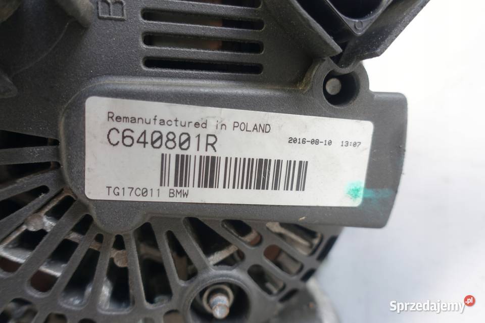 BMW E60 M5 50 V10 ALTERNATOR 7836592 valeo ORYG Rudka