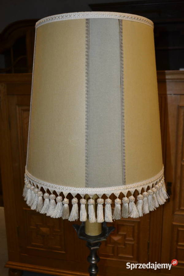 lampa podłogowa stare srebro Będzin