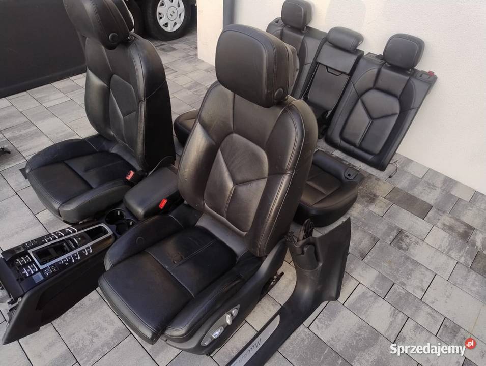 PORSCHE MACAN S KOMPLET FOTELI TAPICERKAWNĘTRZE osobowe Myślenice