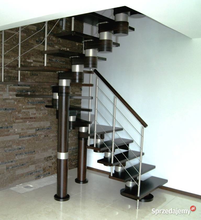 Schody drewniane DUDA model Moreno 220 U180 12 Kościan