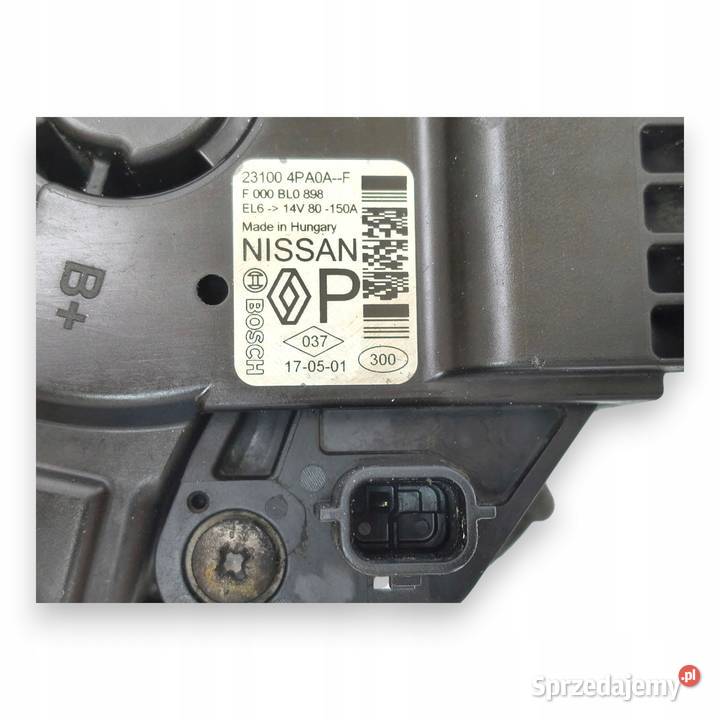 ALTERNATOR Nissan Qashqai II XTrail 16 DIGT 150A lubelskie