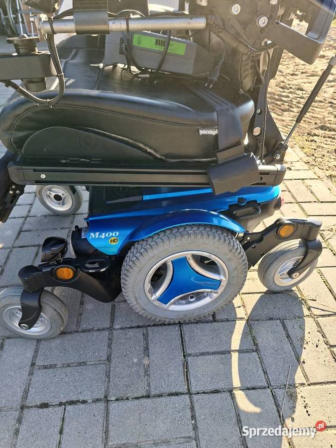 Wózek inwalidzki z napędem siedzisko 62 szerokie Syców